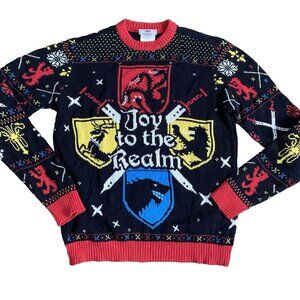 Game of Thrones Christmas Sweater Men's Size M Joy to the Realm Ugly Sweater
